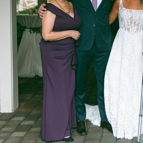 Deep Purple Formal Gown - Mother of the Bride - Picture 1 of 6